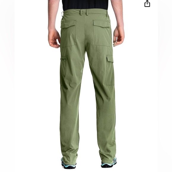 CLOTHIN Men’s XL Green Lightweight Travel Pants. - Picture 2 of 16